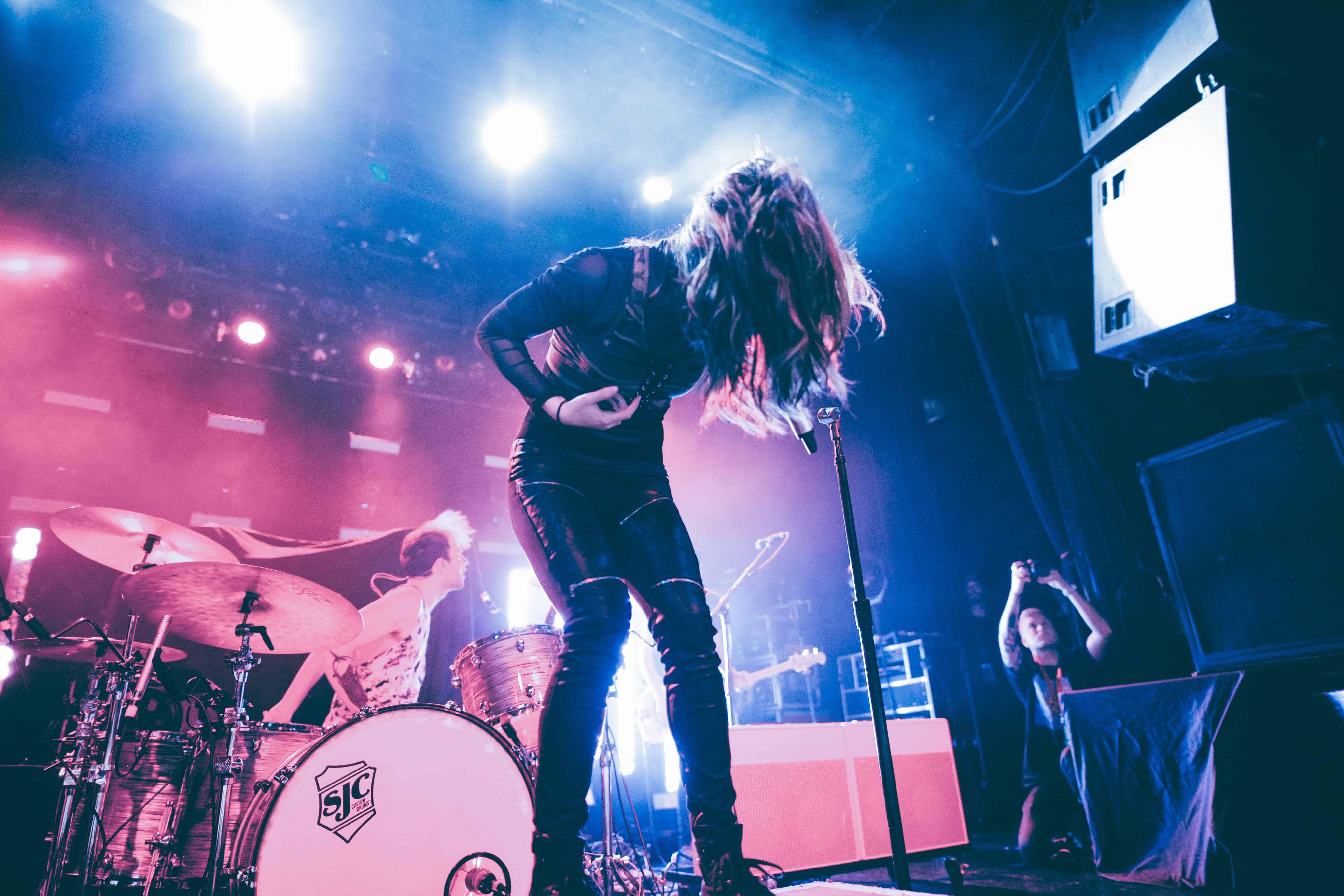Chrissy Costanza of Against the Current. Photo by Jordyn Beschel.
