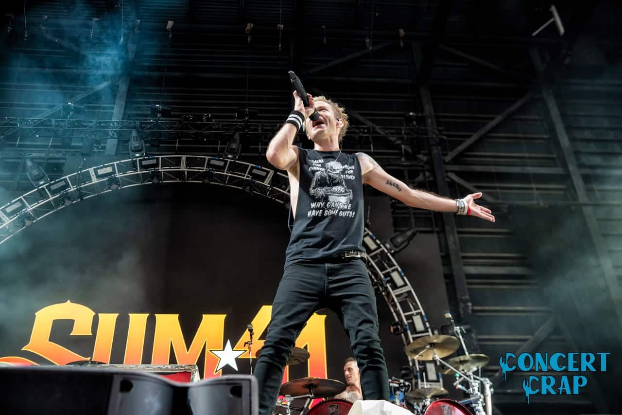 Sum 41 performing in Tampa