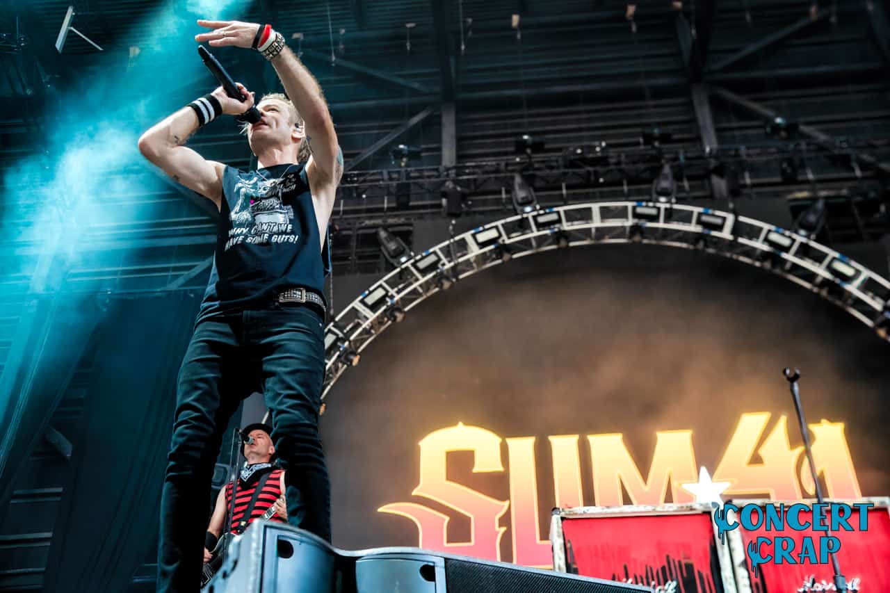 Sum 41 performing in Tampa