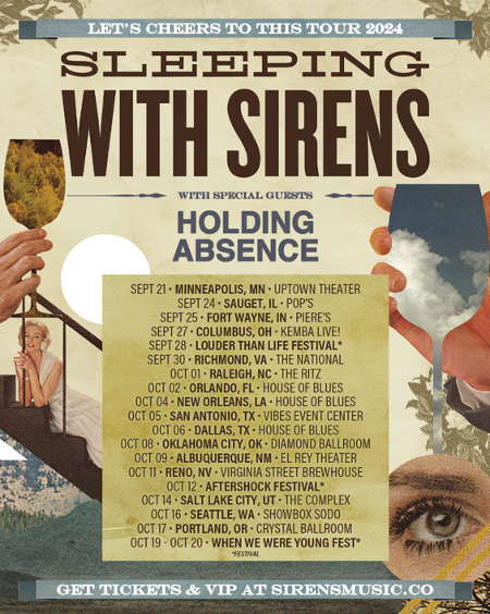 Sleeping With Sirens Tour Poster